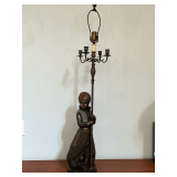 Moroccan boy/genie candle holder lamp