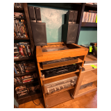 Stereo equipment, Sony & Infiniti speakers, Realistic turn table