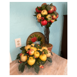 Decorative fruit bowl, tray