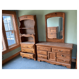 Dresser with mirror 54" x 18" D x 70" T