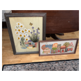 2 framed needleworks
