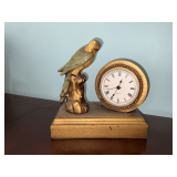 Quartz parrot clock