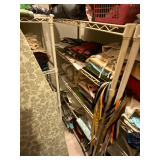 Shelving unit 36" W x 14" D x 54 1/2" T, CONTENTS NOT INCLUDED