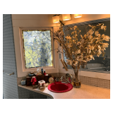 Jewelry box, mirror, trinket boxes, candles, perfume, etc.