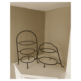 Pair of plate stands