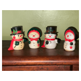 Snowmen salt & pepper shakers