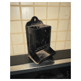 Tin wall hung match holder