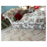 Wesley Hall chaise with some water stains.