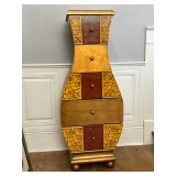 5-drawer oriental cabinet, 21" W x 14" D x 52" T