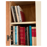 Books, Astrology books, Aleistir Crowley, Homer, etc.