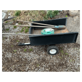 Pull-type lawn cart with dents, 30" x 40"