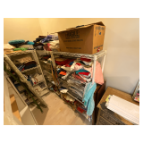 Assortment of fabric and patterns, SHELVING NOT INCLUDED