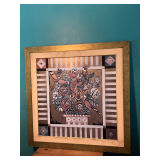 "The Circle of Flower" framed  print by Jardin