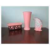 Mirramar planter, pair of vases