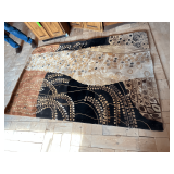 Geometric area rug 62" x 95"