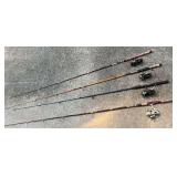 Spinning rods and reels