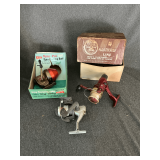 Vintage Heddon spin pal 100 reel with box