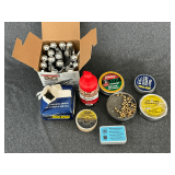 BB, pellets, CO2 canisters and starter pistol cartridges