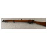 Foreign made military rifle, bolt action, adjustable sights, sling mounts, storage in stock