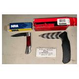 Kershaw folding knife, Case sharpening stone, etc.