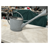 Galvanized watering can, removable spout