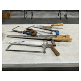 Saws, hand, coping, hacksaw, etc.
