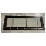 Coat rack with mirror
