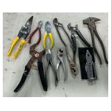Assortment of pliers