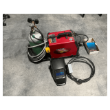 Lincoln Wel Pak 3200 HD, bottle non-flammable CO2, 75% argon