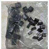 Assortment of linotype printing letters