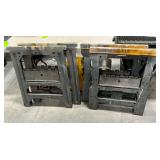 4 Plastic saw horses