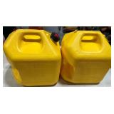 Pair of 5 gallon diesel cans