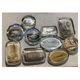 White House, Emery Cottage, New Central Building-Ames Iowa glass paperweights