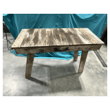 Wooden folding garden table