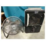 DeLonghi electric heater and Massey fan
