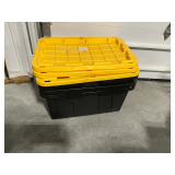 (3) 27 gallon totes