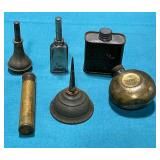 Oil cans, up to 3" T.