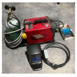 Lincoln Wel Pak 3200 HD, bottle non-flammable CO2, 75% argon