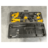 DeWalt 18 volt tool set in plastic case