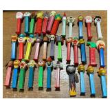 PEZ dispensers, vintage animals, Harley Davidson, etc.