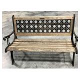 Berkeley Forge cast iron and wood bench