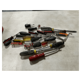 Screwdrivers, Stanley and others.