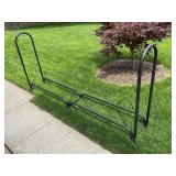 Wood storage rack 95" L