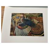 "American Heritage" 1982 Pennsylvania Wild Turkey Stamp Print by Larry Toschik