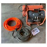 Ridgid 4 1/2-gallon air compressor with extra hose