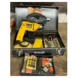 DeWalt 3/8" VSR drill DW106 with accessories