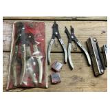 K-D snap ring pliers and allen wrenches