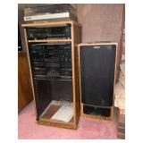 Pioneer stereo system with 6 disc player, equalizer, cassette player,