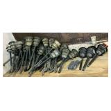 Assortment of solar path lights