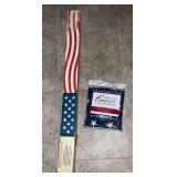 American flag, flag pole